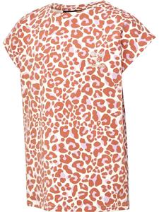 Hummel Детская спортивная футболка "Hmljumpy Aop T-Shirt S/S" коричневого цвета