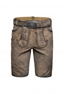 Кожаные брюки Maddox, серый