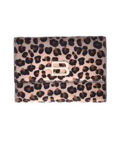 Кошелек из пони с леопардовым принтом Baldinini, мультиколор