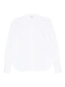 Рубашка с пуговицами и объемными рукавами Alexander McQueen, белый