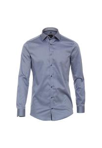 Мужская деловая рубашка однотонного кроя Venti, цвет Mittelblau
