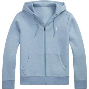 Худи на молнии Polo Ralph Lauren, серо-голубой