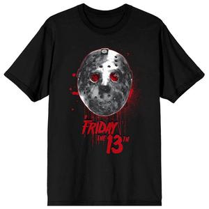 Мужская футболка Jason Mask Friday The 13th Licensed Character, черный