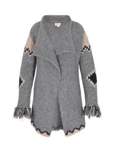 Пуловер IZIA Cardigan, цвет grau mehrfarbig
