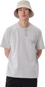 Мужская футболка с коротким рукавом Snow Peak GS-S25MMFTS78, с коротким рукавом, мужская, серый