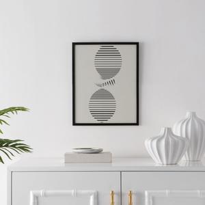 Картина Safavieh Balancing Act, черный / слоновая кость