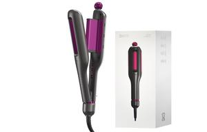 Плойка для завивки c3 egg roll sticks с 3 u-образными щипцами, 4 режимами завивки и функцией автоотключения SKG, фуксия