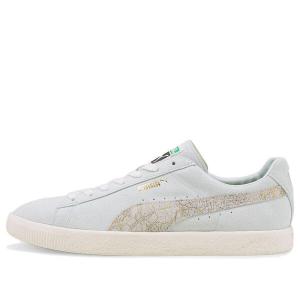 Кроссовки suede vintage made in japan 'kintsugi - white' Puma, серый