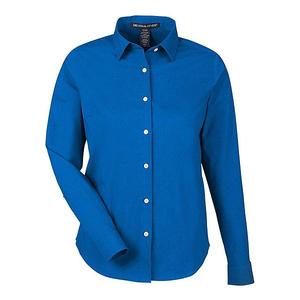 Женская рубашка crownlux performance spencer poplin Devon & Jones, French Blue Melange