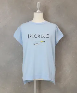 Пуловер с коротким рукавом Studio Picone, цвет Light Blue(069)