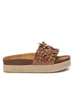 Женские платформенные сандалии Refresh By Xti с плетением из джута, коричневый/бежевый