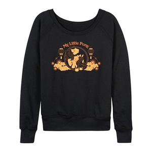 Женская футболка с длинным рукавом French Terry в стиле лунного нового года My Little Pony