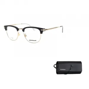 MONTBLANC Очки с овальной оправой, Black Gold