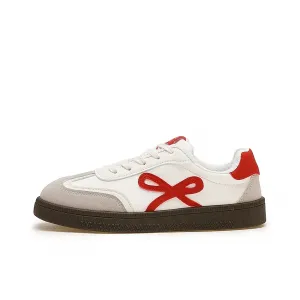 JETRAM Низкие женские скейтерские кроссовки бежево-красные, цвет Beige Red