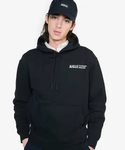 Толстовка из органического хлопка с одним логотипом.