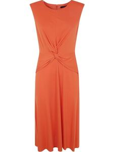Lauren Ralph Lauren платье миди с драпировкой, оранжевый