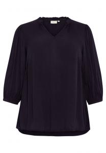 Блуза KCKAMILLE AMI Kaffe Curve, фиолетовый