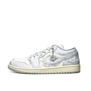 Jordan Баскетбольные кроссовки Air 1 Apollo, The Sun God Low Top Vintage, унисекс, белые