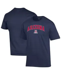 Мужская футболка с арочным логотипом Arizona Wildcats в синем цвете Champion