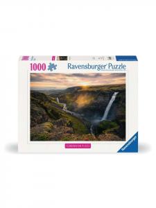 Пазл Ravensburger из 1000 деталей с изображением Хайфосса в Исландии, в цвете