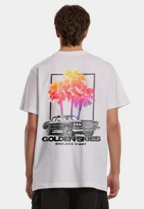 Футболка с принтом «золотое небо, бесконечные вибрации» Mister Tee, White