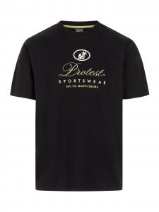 PROTEST Футболка 'PRTBiki' в черном цвете