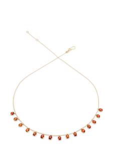 Колье Dancing Drops из желтого золота с гранатом We by WHITEbIRD, золотой