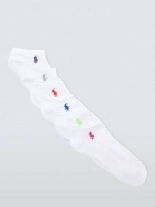 Низкие носки Core Performance Ralph Lauren, Pack of 6, White