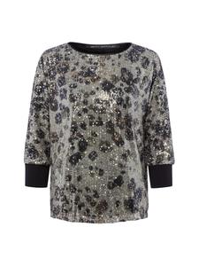 Betty Barclay Лонгслив в черном и серебристом цветах