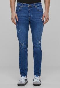 Джинсы морковного фасона 2Y Studios Herren 2Y Tapered Fit Jeans 2Y Studios, синие