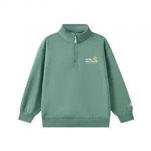 Толстовка NB для детей 3-7 лет New Balance, зеленый