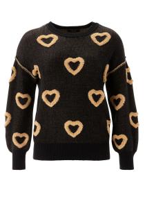 Aniston Свитер в черном цвете