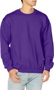 Толстовка Gildan, 8.0 унций, плотная смесовая ткань, с круглым вырезом, фиолетовый