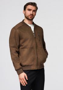 Куртка Ombre Faux leather jacket, Caramel/Brown