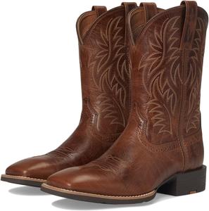 Ботинки Ariat Sport Western Wide Square Toe Cowboy Boot, цвет Dark Tan
