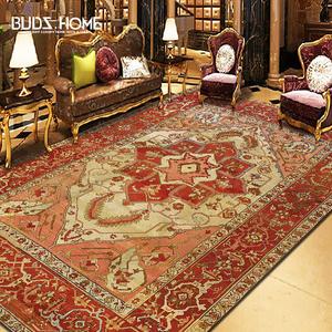 Budis Ковер 200х400 см из искусственной шерсти в персидском стиле для гостиной/спальни, без запаха и линьки