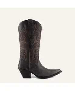 Тесса Ковбойские Сапоги из Натуральной Кожи – Стильная Обувь в Западном Стиле с Комфортом от Buck & Brana, черный