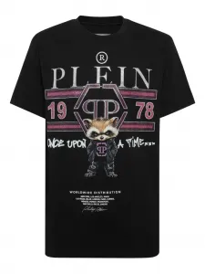 Футболка с графичным принтом Philipp Plein, черный
