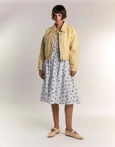 Glamorous куртка на молнии с воротником цвета пахты