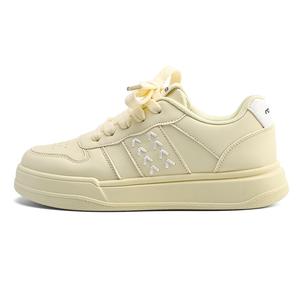 Нескользящие, легкие, увеличивающие рост, низкие женские кроссовки RENBEN, Yellow