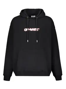 Худи с логотипом Off-White, черный