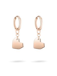 LIEBESKIND BERLIN Серьги Urban Heart из розового золота