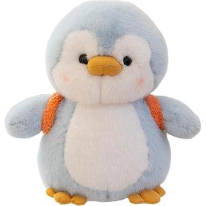 Плюшевая кукла Penguin Pudding высотой 25см/35см/45см Runcan, синий