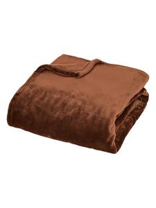 Коричневое мягкое одеяло Atmosphera Créateur d'intérieur