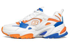 Кроссовки Stamina V2 Chunky для мужчин с низким верхом, белые/оранжевые/синие Skechers