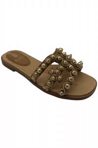 Женские сандалии Bay Soleil Flats In Cuoio/gold Sam Edelman