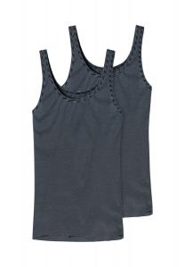 Комплект из 2 футболок/топа Modal Essentials SCHIESSER, цвет Nachtblau