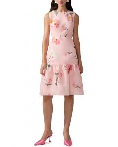 Carolina Herrera Бесшовное шелковое платье, розовый