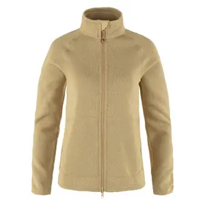 Женский флисовый свитер Ovik на молнии Fjallraven, Dune Beige