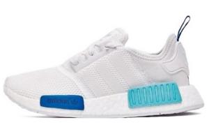 Кроссовки Adidas Originals NMD_R1 Lifestyle Women, белый/синий/голубой